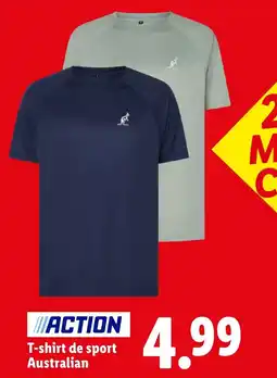 Lidl T-shirt de sport Australian offre