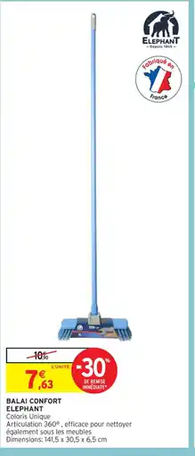 Intermarché Contact ELEPHANT Balai confort offre