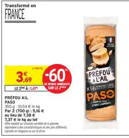 Intermarché Contact PASO Préfou ail offre