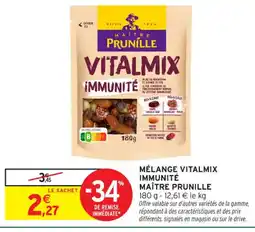 Intermarché Contact MAÎTRE PRUNILLE Mélange vitalmix immunité offre