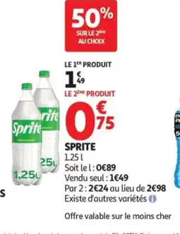 Auchan SPRITE offre
