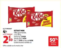 Auchan KITKAT Mini offre