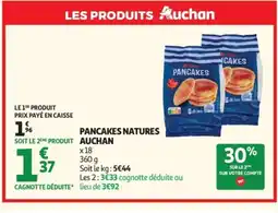 Auchan AUCHAN Pancakes natures offre