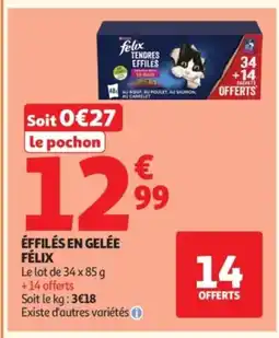 Auchan FÉLIX Éffilés en gelée offre