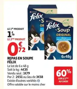Auchan FÉLIX Repas en soupe offre