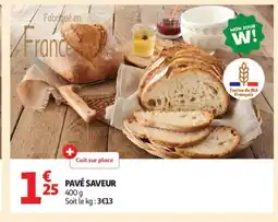 Auchan Pavé saveur offre