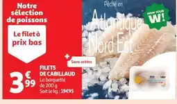Auchan Filets de cabillaud offre