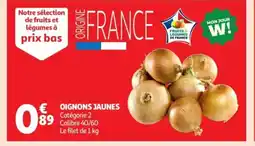 Auchan Oignons jaunes offre