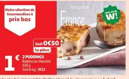 Auchan 2 puddings offre