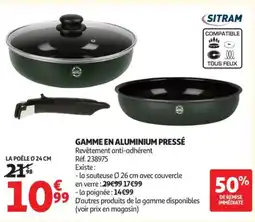 Auchan SITRAM en aluminium pressé offre