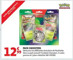 Auchan Pack 2 boosters offre