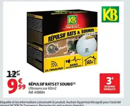 Auchan KB Répulsif rats et souris offre