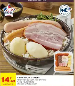 Intermarché Hyper Choucroute garnie offre