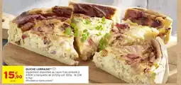 Intermarché Hyper Quiche lorraine offre