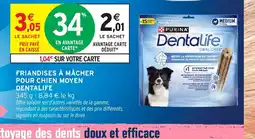 Intermarché Hyper DENTALIFE Friandises à mâcher pour chien moyen offre
