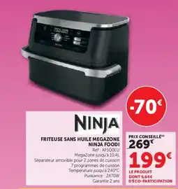 Super U NINJA Friteuse sans huile megazone offre