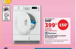 Super U ELECTROLUX Seche-linge pompe a chaleur offre