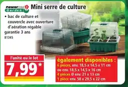 Norma POWER GARDEN Mini serre de culture offre