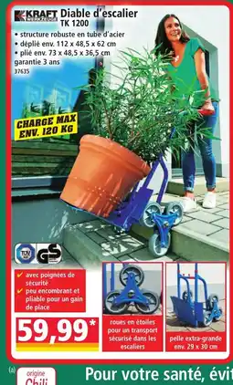 Norma KRAFT Diable d'escalier offre