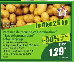 Norma Pommes de terre de consommation Jazzy/Gourmandine offre