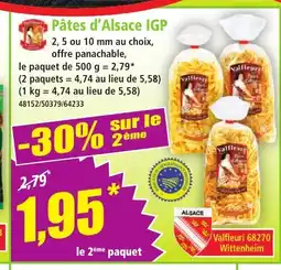 Norma Pâtes d'Alsace IGP offre