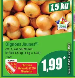 Norma Oignons Jaunes offre