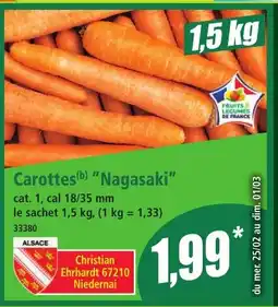 Norma Carottes Nagasaki offre