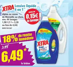 Norma XTRA Lessive liquide 4 en 1 offre