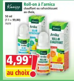 Norma KNEIPP Roll-on à l'arnica offre