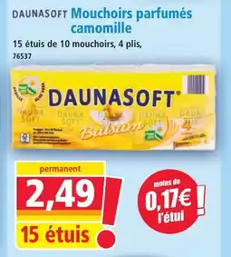 Norma DAUNASOFT Mouchoirs parfumés camomille offre