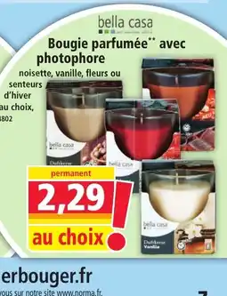 Norma BELLA CASA Bougie parfumée avec photophore offre