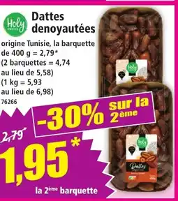 Norma HOLY FRUITS Dattes denoyautées offre