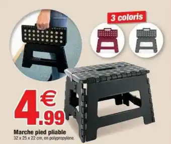 Bazarland Marche Pied Pliable offre