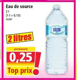 Norma Eau de source offre