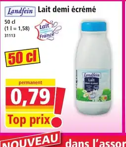 Norma LANDFEIN Lait demi écrémé offre