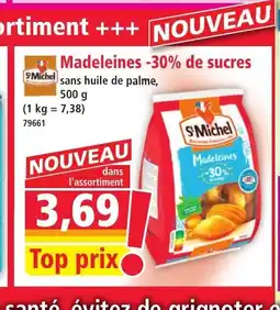 Norma ST MICHEL Madeleines -30% de sucres offre