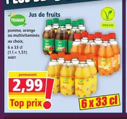 Norma TRIMM Jus de fruits offre