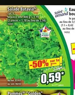 Norma Salade Batavia offre