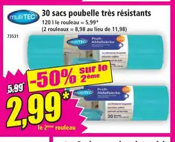 Norma MULTITEC 30 sacs poubelle très résistants offre