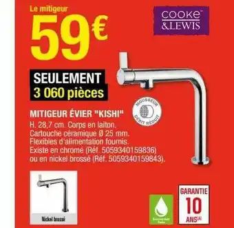 Mitigeur évier