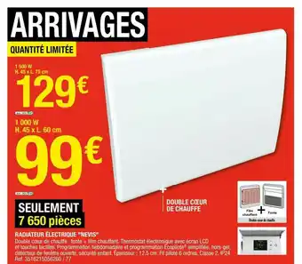 Brico Dépôt Radiateur électrique offre