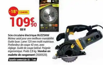 Bricorama Scie Circulaire électrique Buzzsaw offre