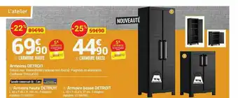 Armoires Haute Detroit, Armoise Basse Detroit