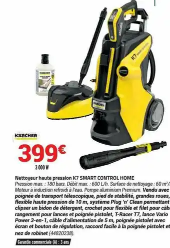 Bricorama Nettoyeur Haute Pression K7 Smart Control Home Kärcher offre