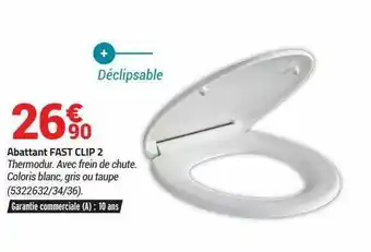 Bricorama Abattant Fast Clip 2 offre
