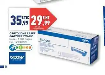 Bureau Vallée Cartouche Laser Brother Tn1050 offre