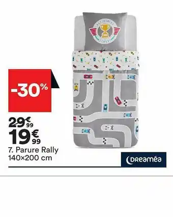 BUT Parure Rally 140x200 Cm Dreaméa offre