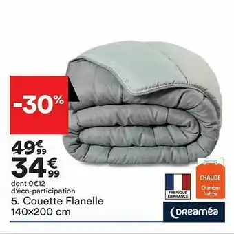 BUT Couette Flanelle 140x200 Cm Dreaméa offre
