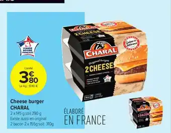 Carrefour Contact Cheese Burger Charal offre