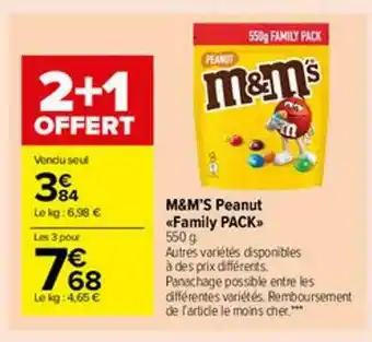 Carrefour Market M&m's Peanut offre